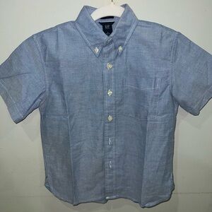 GAP Light Blue Button-Up Shirt